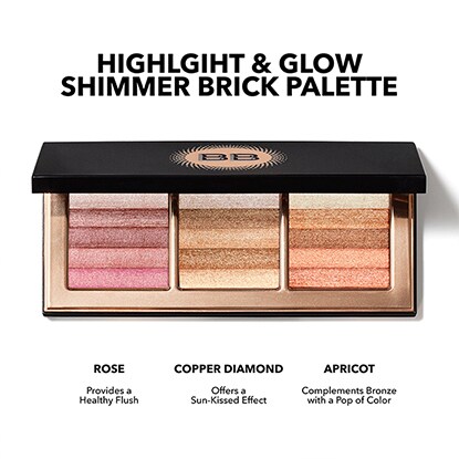 Highlight & Glow Shimmer Brick Palette