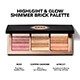 Highlight & Glow Shimmer Brick Palette