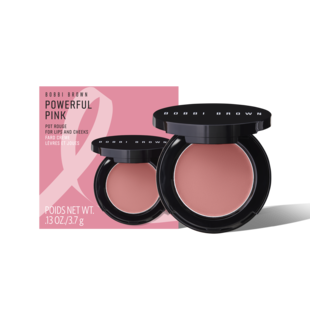 Breast Cancer ​Pot Rouge in Powder Pink - Deco Sleeve, Powerful Pink