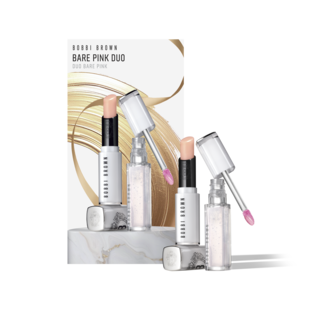 Bare Pink Duo, Extra Lip Tinted Balm - Bare PinkExtra Blushing Lip Oil - Bare Pink 