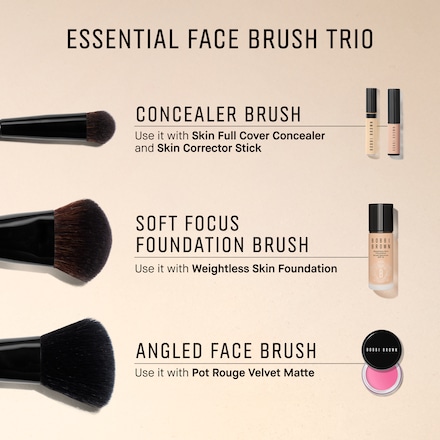 Essential Face Brush Trio